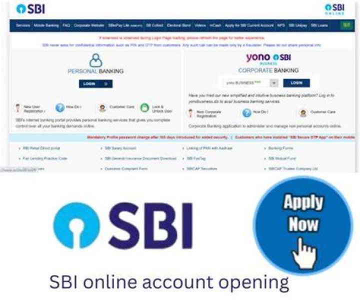Can I open SBI savings account online?