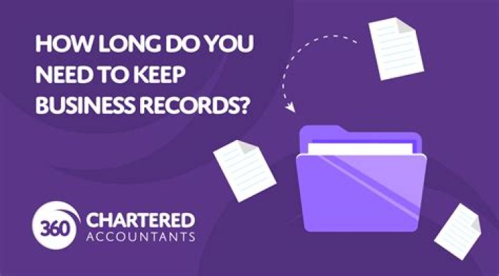 How long do accountants need to keep files for?