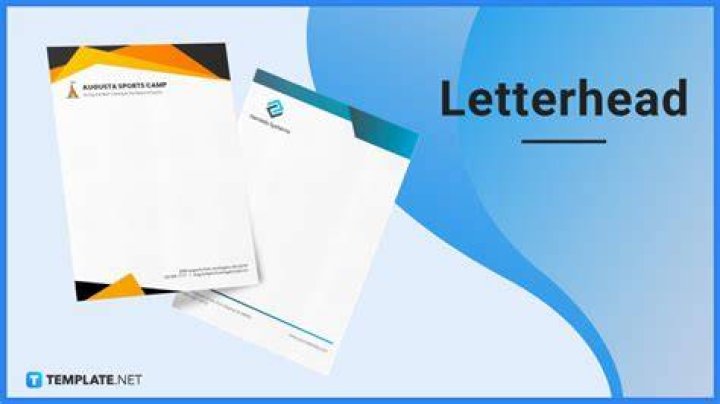 What is the difference between a company letterhead and a personal letterhead?