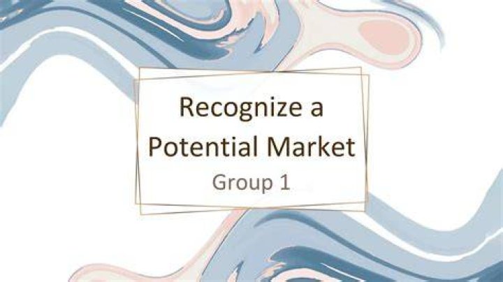 What is the meaning of market potential?