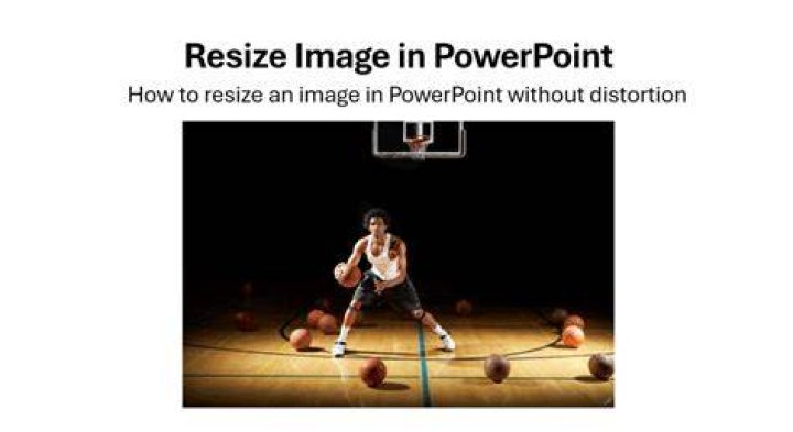 When inserting pictures How can you avoid distortion in Powerpoint?