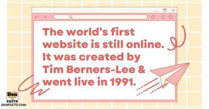 When was the first website released?